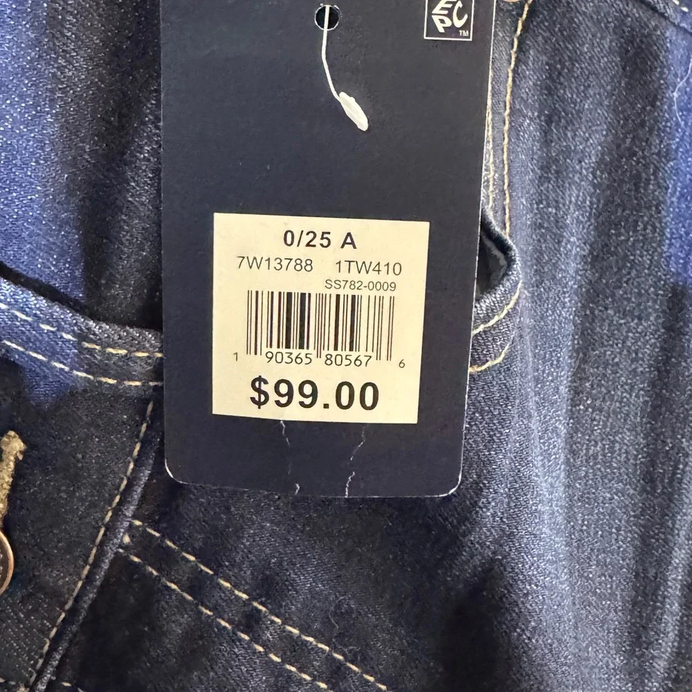 Lucky Brand Women's Dark Wash Straight Leg‎ Jeans Size 0 25